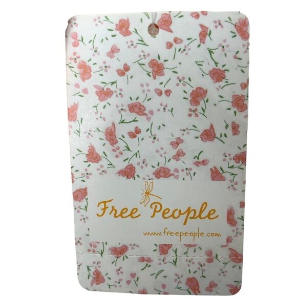 NWT Free People Pomona Tunic Cover-Up Wild Bloom Linen Cotton Blend Tiny Flaw - Picture 7 of 10